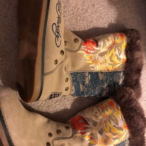 Ed hardy tiger boots